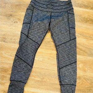 Athleta Gray Heather Performance Track Joggers